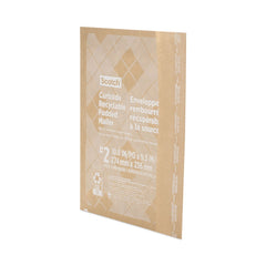 Scotch #2 Bubble Cushion Self-Adhesive Closure 11.25 in. x 12 in. Curbside Recyclable Padded Mailer - Natural Kraft (100/Carton)