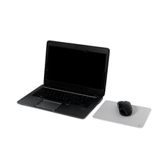 3M 8-1/2 in. x 7 in. Precise Mouse Pad with Repositionable Nonskid Back - Gray Bitmap