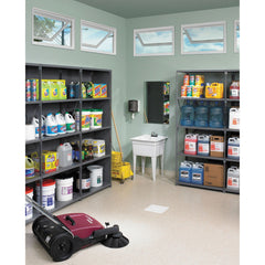 Tennsco 36 in. x 12 in. x 75 in. Six-Shelf Closed Commercial Steel Shelving - Medium Gray
