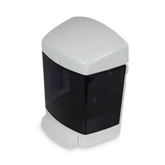 TOLCO 4 in. x 6.63 in. x 9 in. 50 oz. Clear Choice Bulk Soap Dispenser - White