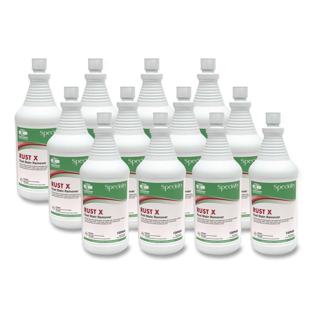 Theochem Laboratories 1 qt. Bottle Acidic Cleaners - Acidic Scent (12/Carton)