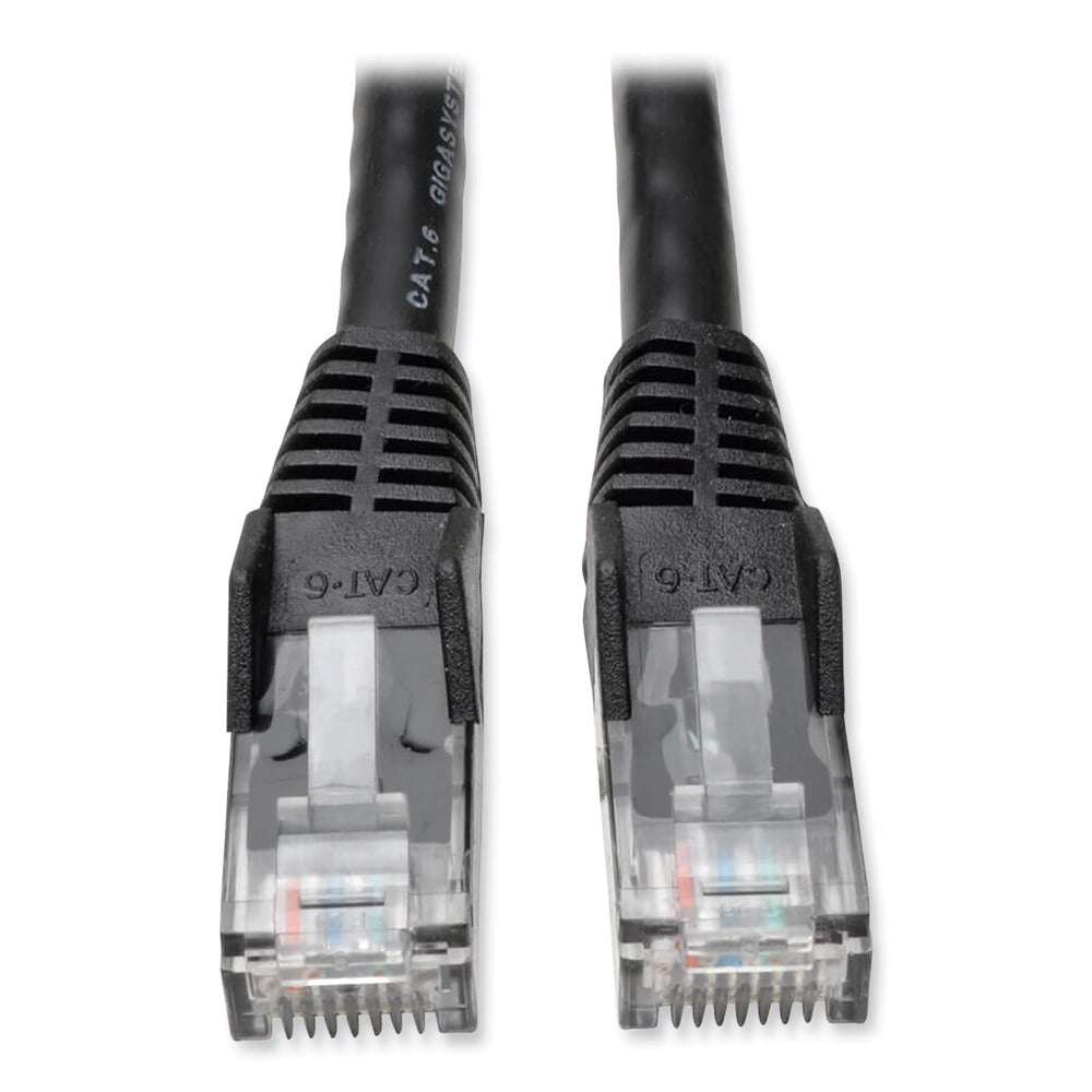 Tripp Lite CAT6 1 ft. Gigabit Snagless Molded Patch Cable - Black