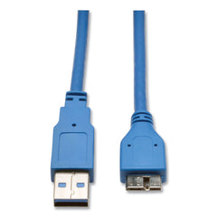 Tripp Lite 3 ft. USB 3.0 SuperSpeed Device Cable - Blue