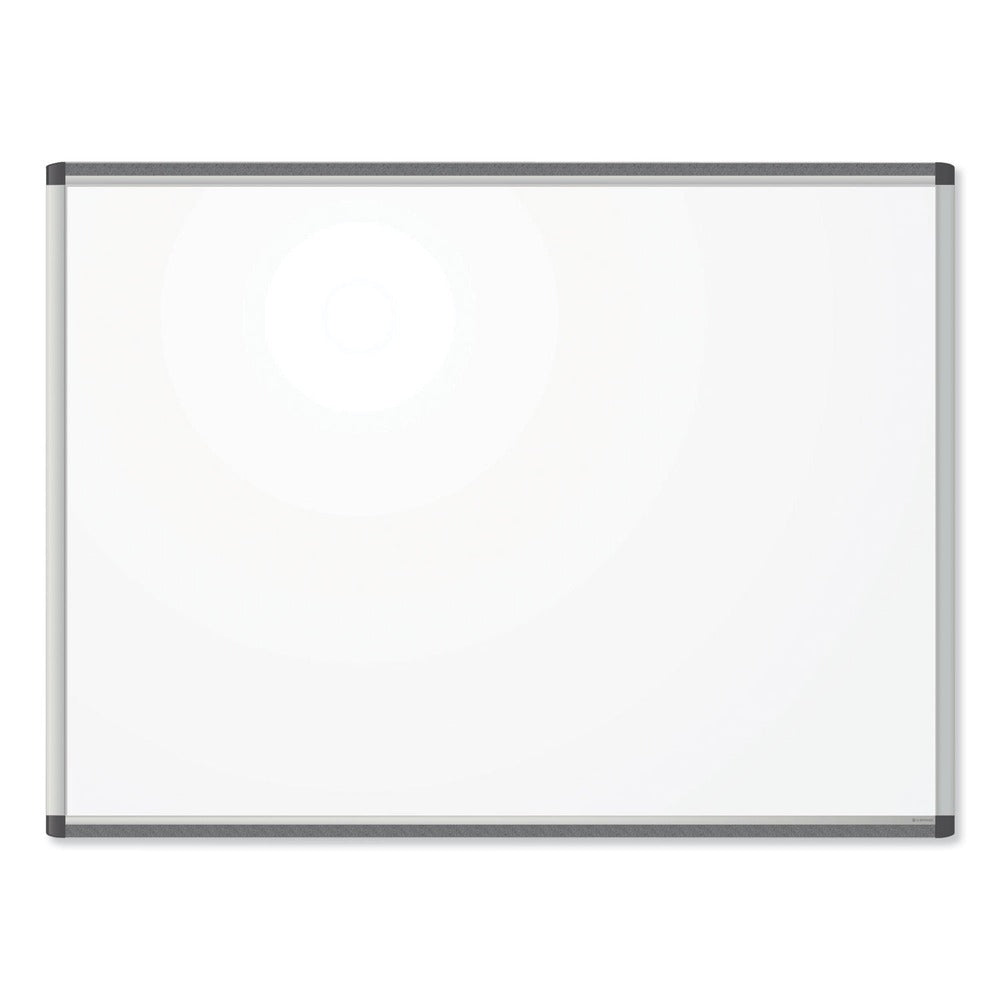 U Brands PINIT 48 in. x 36 in. Magnetic Dry Erase Board - White Surface/Satin Aluminum Frame