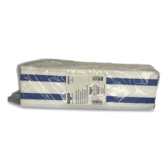 Unger Excella 18.5 in. x 5 in. Single-Use Spunlace Mop Pad - White