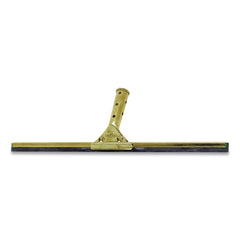 Unger Golden Clip 18 in. Wide Blade 4.5 in. Handle Brass Squeegees