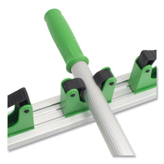 Unger 28 in. x 3.15 in. x 2.17 in. Hang Up Cleaning Holder - Silver/Green