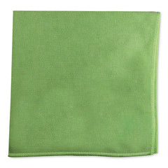 Unger 16 in. x 15 in. SmartColor Microfiber MicroWipes - Green (10/Pack)