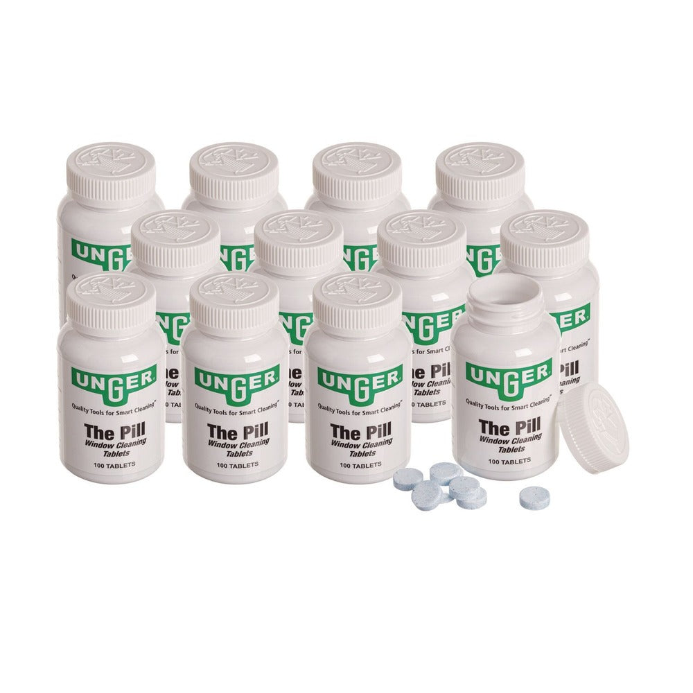 Unger Pill Window Cleaning Tablets (12/Carton)