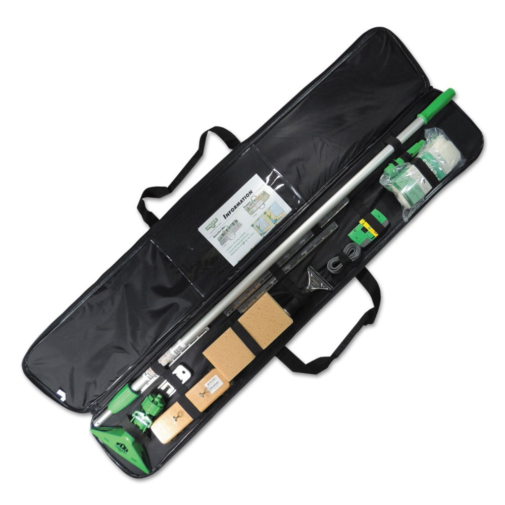 Unger 13-Piece Cleaning Kit For Walls with Vinyl Nylon Case - Green (1 Kit)