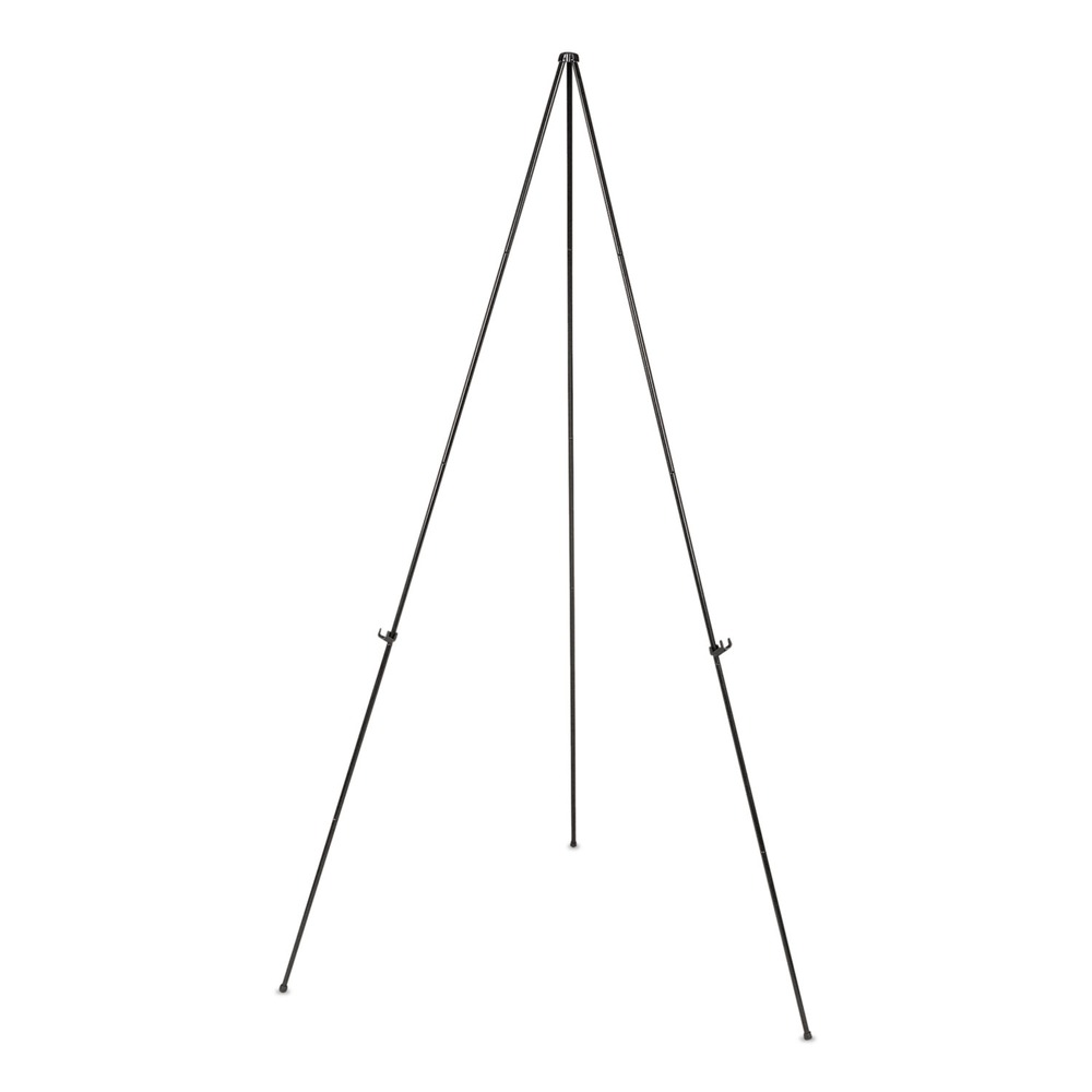 Universal Instant Setup 15 in. - 61 in. Steel Foldaway Easel - Black