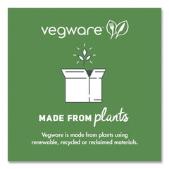 Vegware 6 in. Diameter Nourish Molded Compostable Fiber Plate Tableware - White (1000/Carton)