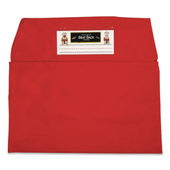 Victor 11 in. x 15.5 in. x 14 in. Fabric Elastic-Back Seat Sack for Chairs 12 in. to 17 in. Wide - Red