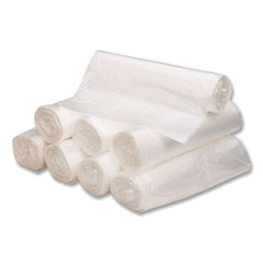 Good 'n Tuff 33 in. x 39 in. 33-Gallon 9 mic. Waste Can Liners - Natural (500/Carton)
