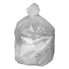 Good 'n Tuff 43 in. x 46 in. 56-Gallon 14 mic. Waste Can Liners - Natural (200/Carton)