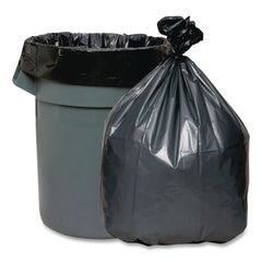 Platinum Plus 33 Gallon 1.35 mil 33 in. x 40 in. Can Liners - Gray (50/Carton)