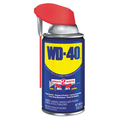 WD-40 8 oz. Aerosol Can Smart Straw Spray Lubricant (12/Carton)