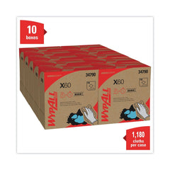 WypAll General Clean X60 POP-UP Box 8.34 in. x 16.8 in. Cloths - White (1260/Carton)