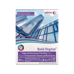 Xerox 98 Bright 24 lbs. Bond Weight 8.5 in. x 11 in. Bold Digital Printing Paper - White (500-Sheets/Ream)