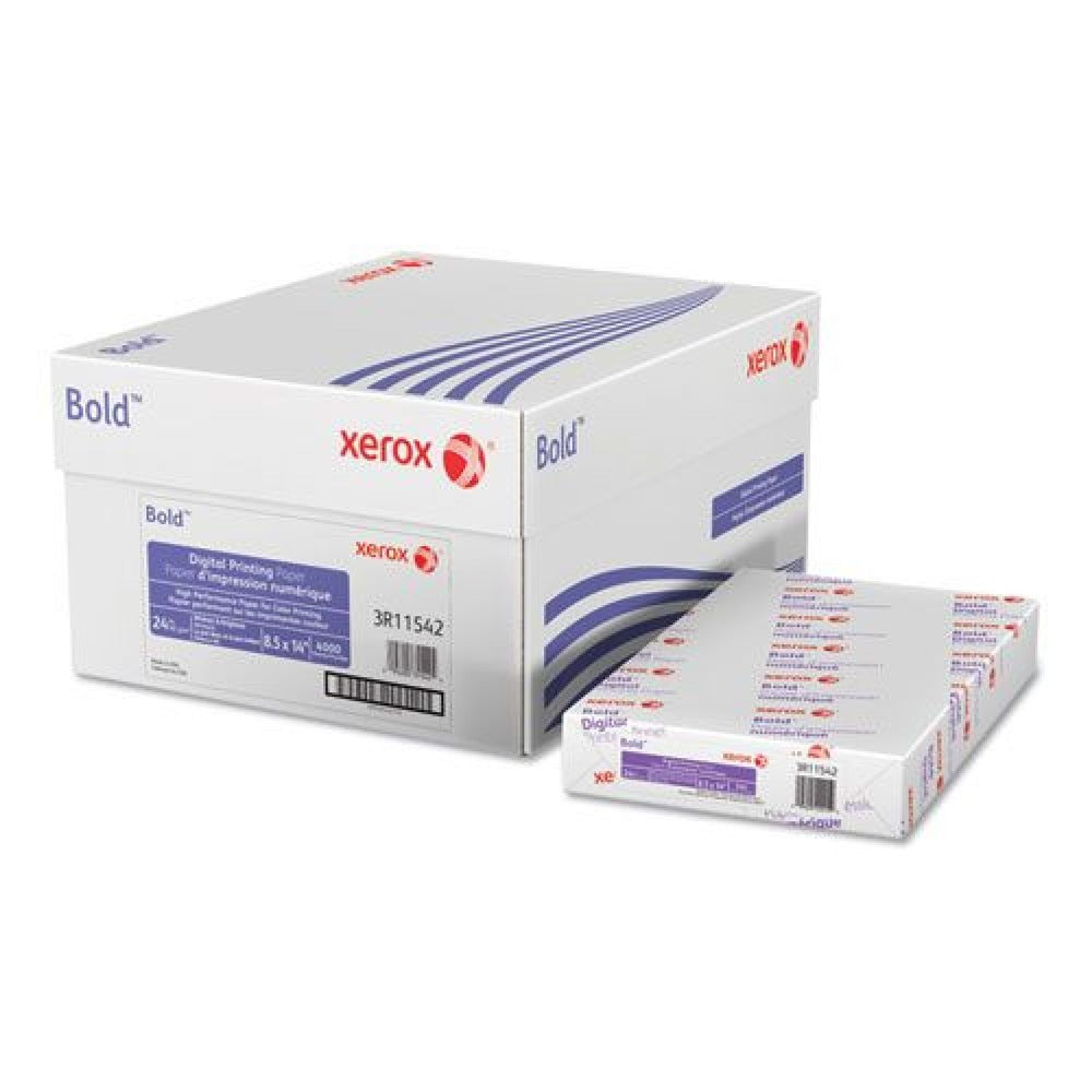 Xerox 500 Sheets/Ream, 8 Reams/Carton Bold 98 Bright 8.5 in, x 14 in. Digital Printing Paper - White
