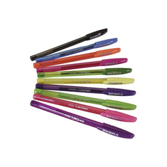 Zebra Doodler'z Bold 1 millimeter Stick Gel Pen - Assorted Fashion/Neon Ink/Barrel Colors (10/Pack)
